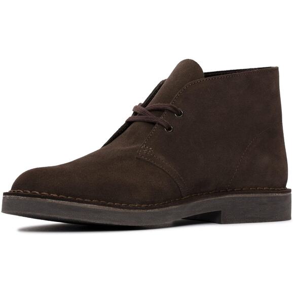 NWT Clarks Men's Desert Boot Evo Shoes - Dark Brown Suede, Size 8 M - Picture 2 of 5